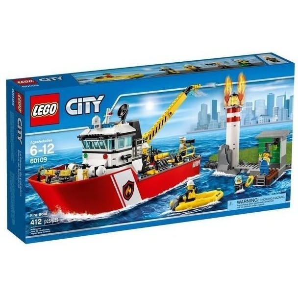 "Amber's 樂高小店" LEGO 樂高 City  60109 消防船