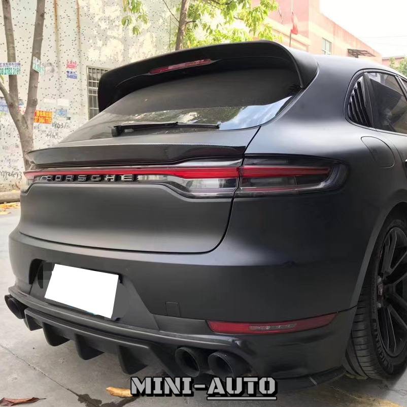 MINI-AUTO☑️ Porsche Macan T款 碳纖維中尾翼 最新樣式 簡易安裝 2019＋ 副廠 保時捷