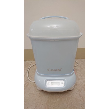 9成5新 全新款Combi Pro高效消毒烘乾鍋-靜謐藍 奶瓶消毒鍋