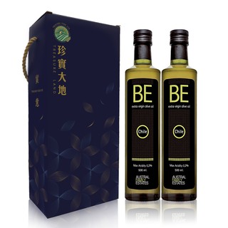 橄欖油雙入禮盒組｜BE 碧 特級初榨冷壓橄欖油 500mL*2 清真認證．福委會 團購 企業贈禮