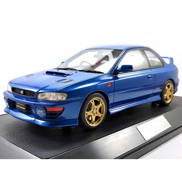 【秉田屋】現貨 Hobby Japan Subaru Impreza WRX Type R STi GC8 藍 1/18