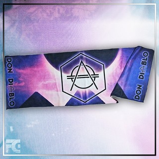 FG派對人►Don Diablo 大A LOGO 月球霓光美版運動毛巾 電音 派對周邊 惡魔先生