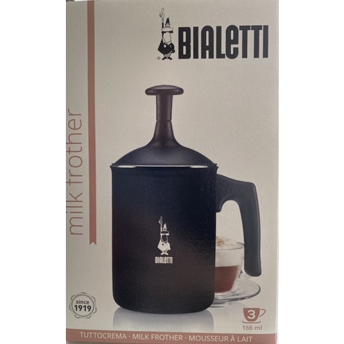 Bialetti 新色限定款 TUTTO CREMA 3杯份手動雙層奶泡器 福利品 近全新 優惠甜甜價999