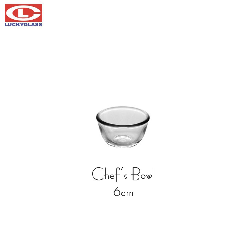【泰國LUCKY】Chef's Bowl 廚師佐料碗-6cm 玻璃碗 甜點碗 烘焙用品 50mL