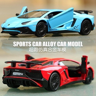 【超好看】模型車 男孩玩具 車裝飾 娛樂 收藏 擺件 1/36金屬仿真Lamborghini LP670-4 蘭博基尼