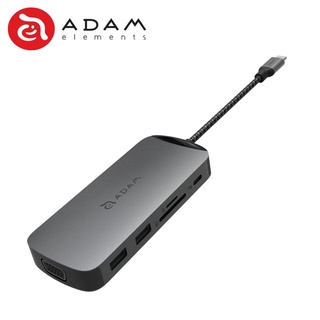 ADAM 亞果元素 CASA Hub X USB-C 十合一多功能 轉接器 4K HDMI RJ45 讀卡機 集線器