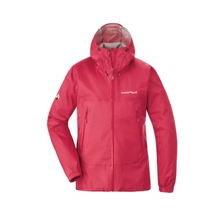 (女)【mont-bell】Rain Trekker Jacket DRY-TEC 防水外套-玫紅1128597RSRD