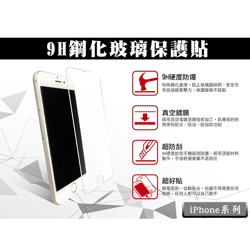 【9H鋼化玻璃貼】For Apple iPhone 6 6S 7 8 Plus 非滿版 玻璃保護貼 螢幕保護貼 9H硬度