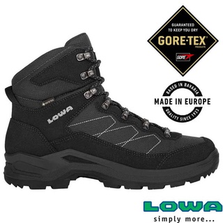 【德國 LOWA】男款 歐洲製造 TAURUS PRO GTX 中筒防水透氣多功能登山鞋/LW310529-0999 黑