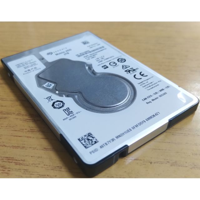 良品希捷2.5吋2TB 7mm超薄硬碟 SATA HDD 筆電 遊戲主機 隨身硬碟 ps4 2.5inch