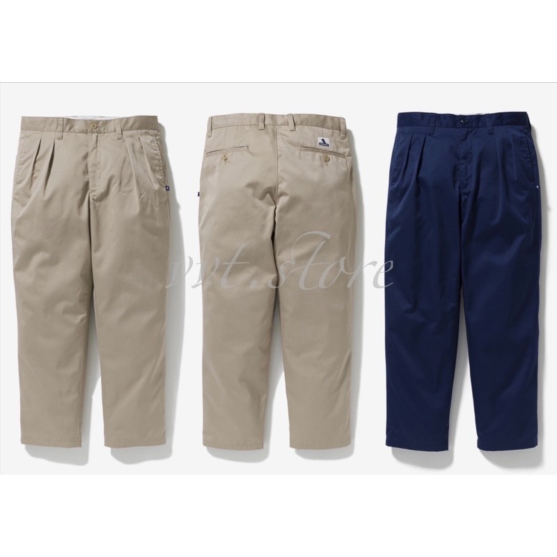 5％OFF】 descendant DC-3 TUCK TROUSERSネイビー M asakusa.sub.jp