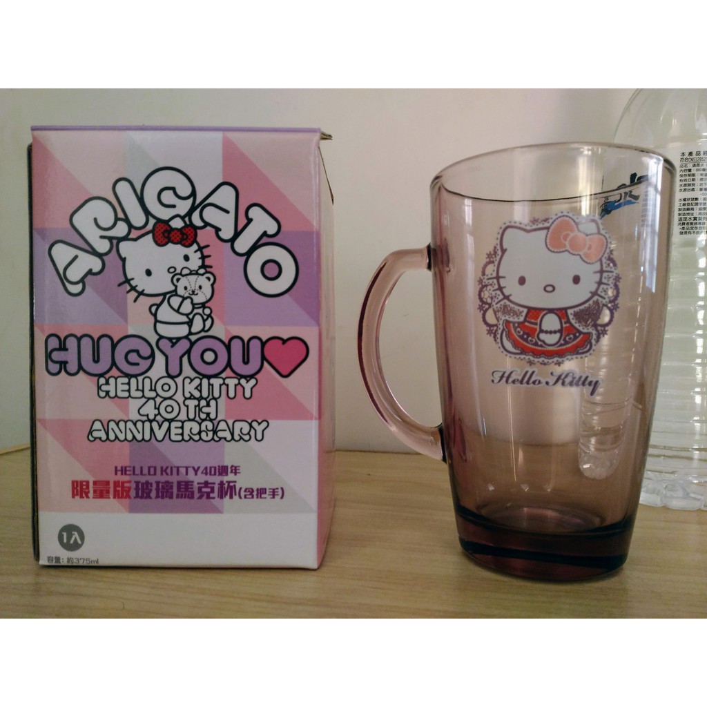 (現貨)7-11 Hello Kitty 40週年限量版玻璃馬克杯