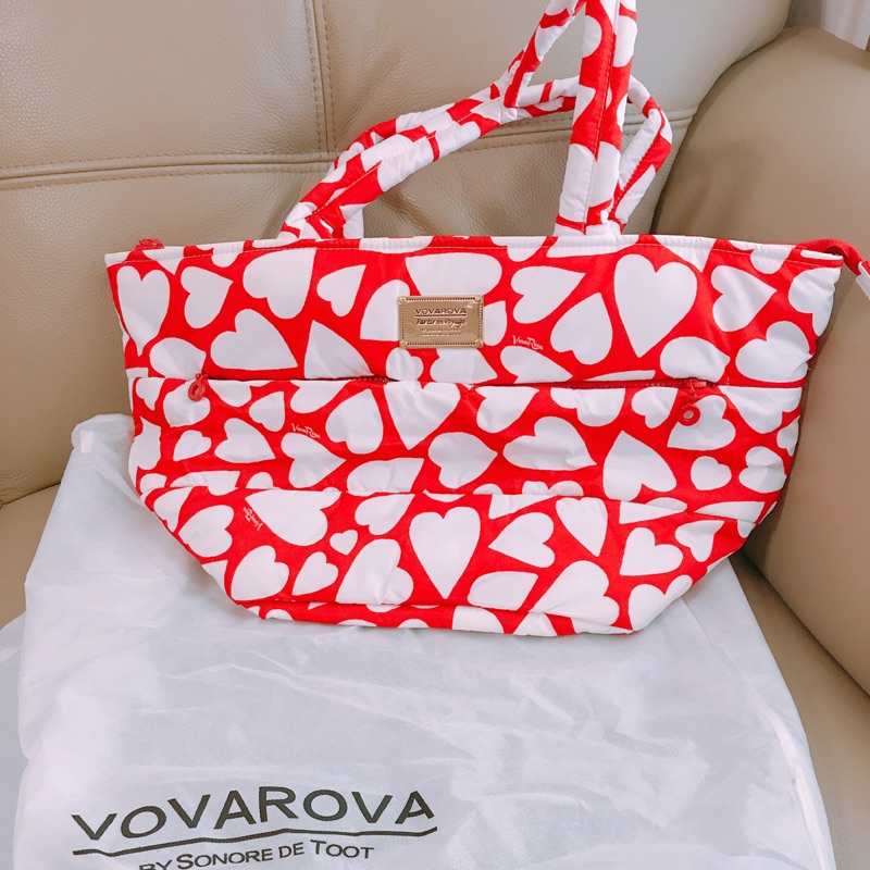 Vovarova 全新 空氣包 媽媽包 愛心  手提包