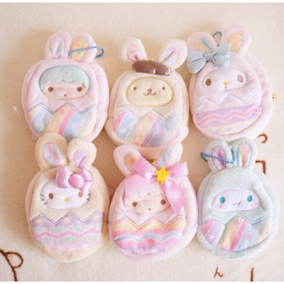 交換禮物🎁 Hello kitty 雙子星 彩蛋 絨毛 迷你 收納 零錢包