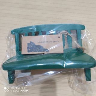 日本雜貨配件 DECOLE CONCOMBRE🌿🌿🌿綠色小木頭長椅🌿🌿🕊️