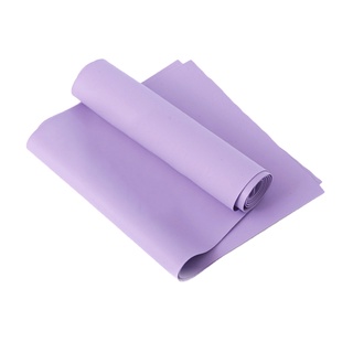 ALEX 伸展彈力帶紫厚度0.5mm (瑜珈繩 健身阻力帶 彈力繩 拉力帶 訓練帶 紫 C-4701