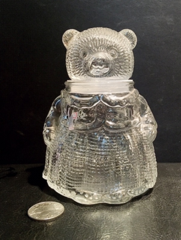早期 熊熊造型糖果玻璃罐 玻璃罐 熊造型 熊熊造型 熊 熊熊 糖果罐 糖果玻璃罐 老玻璃罐 玻璃罐 造型玻璃罐