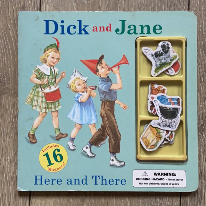 Dick and Jane 磁鐵書 英文厚頁繪本