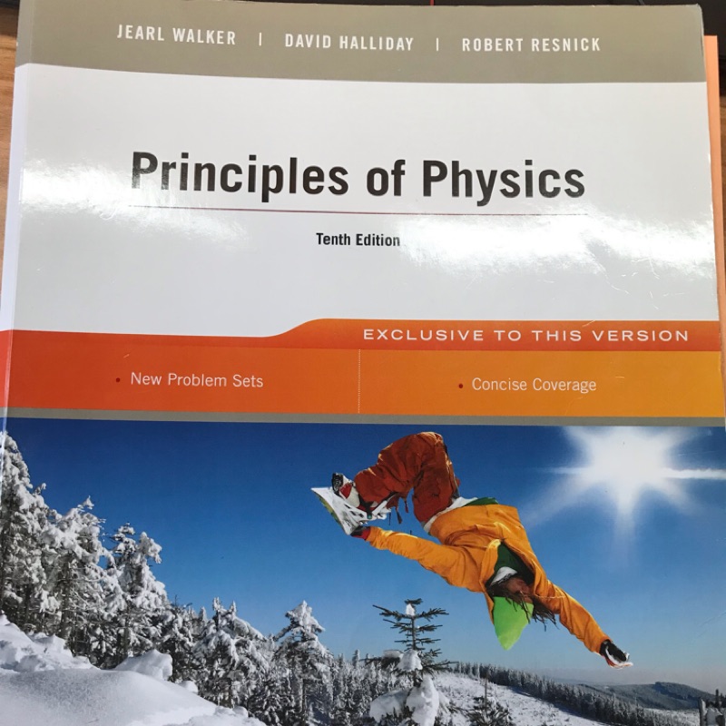 Principles of physics Halliday