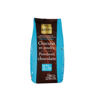 ◆法國 CACAO BARRY 可可巴芮 巧克力粉 CHOCOLATE POWDER 1KG 含糖 防潮可可粉 1KG