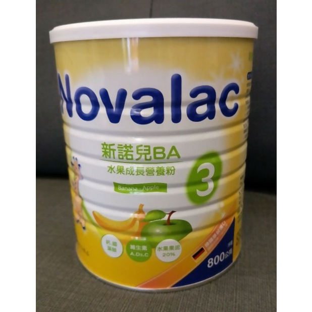 新諾兒 BA 水果成長營養粉 營養添加 米精 麥精 800g Novalac