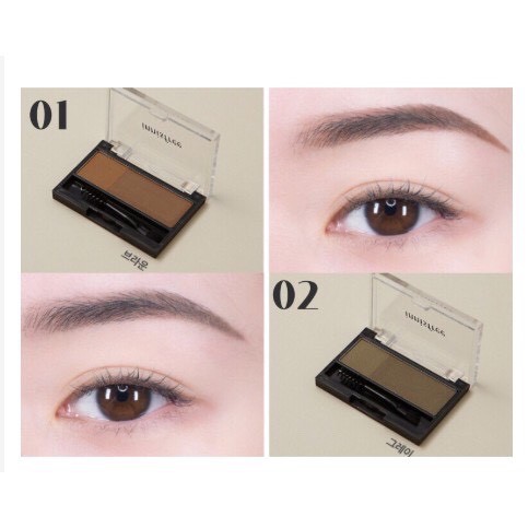現貨 Innisfree 雙色眉粉眉粉漸層眉粉3 5g 棕色灰色韓國正品 蝦皮購物
