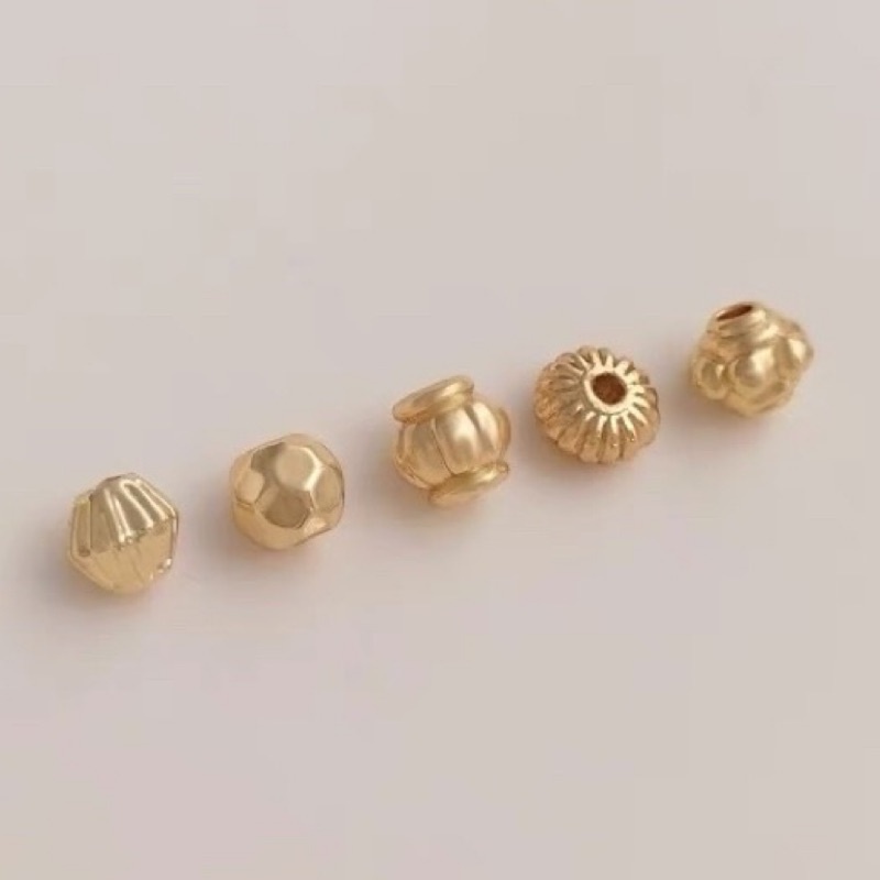 【小聰頭手作】現貨 14K 包金 隔珠 保色 手環 手鍊 項鍊 吊墜 串珠 材料 DIY