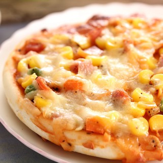 【上野物產】五吋圓形海鮮披薩120g/片 PIZZA 比薩 披薩