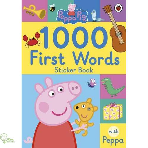 Peppa Pig: 1000 First Words Sticker Book【金石堂、博客來熱銷】