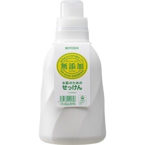 MIYOSHI 日本製 無添加植物性 洗衣精 1100ml  4537130102398
