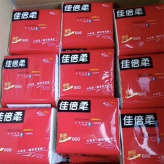 （ㄧ張訂單只能下單一箱） 台灣製造 佳倍柔衛生紙 可丟馬桶 （600張300抽）24包一箱