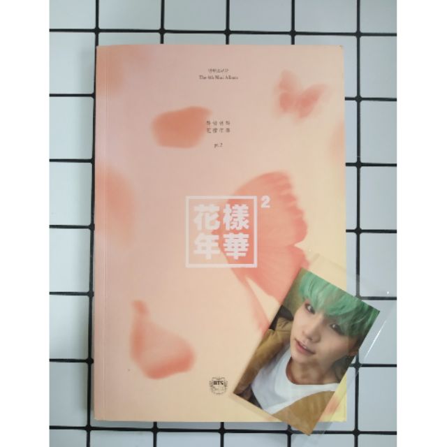 Bts 防彈少年團花樣年華pt 2專輯suga小卡 蝦皮購物
