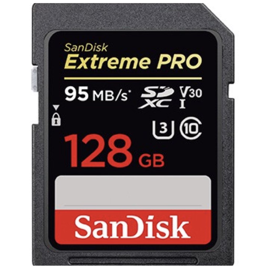 SanDisk Extreme PRO 128G SDHC/SDXC 128G U3 V30  95M/90m 公司貨