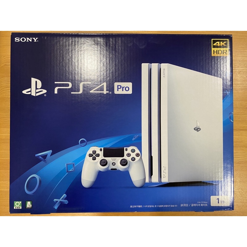 ［二手過保］PS4 Pro 1TB 白色 CUH-7117B