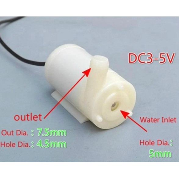 ☫TIY Store☫ 直流水泵 直流3V（2.5V-6V) 臥式潛水泵   DC水泵 潛水馬達