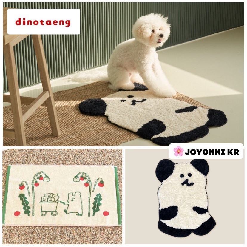 🌸ᴊᴏʏᴏɴɴɪ ᴋʀ*韓國代購[預購] Dinotaeng 🦘矮袋鼠Quokka 棉花糖 BOBO 地墊 地毯