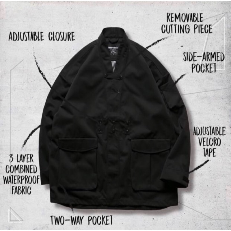 ジャケット・アウター GOOPiMADE 19SS N-DP. KIMONO Jacket black n dp . kimono jacket的價格推薦- 2026年4月| 比價比個夠BigGo