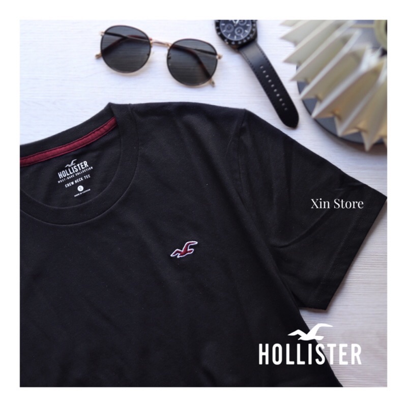 Xin Store🔹Hollister Crew Neck Tee 基本 