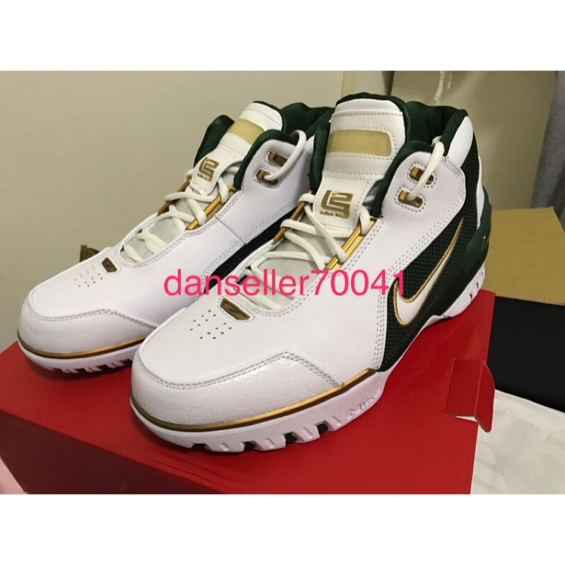 Nike Air Zoom Generation LeBron 1代 AZG SVSM 白綠高中PE配色9.5 10.5