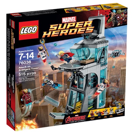 ［想樂］全新 樂高  LEGO 76038 復仇者聯盟 史塔克大樓總部  (盒損)