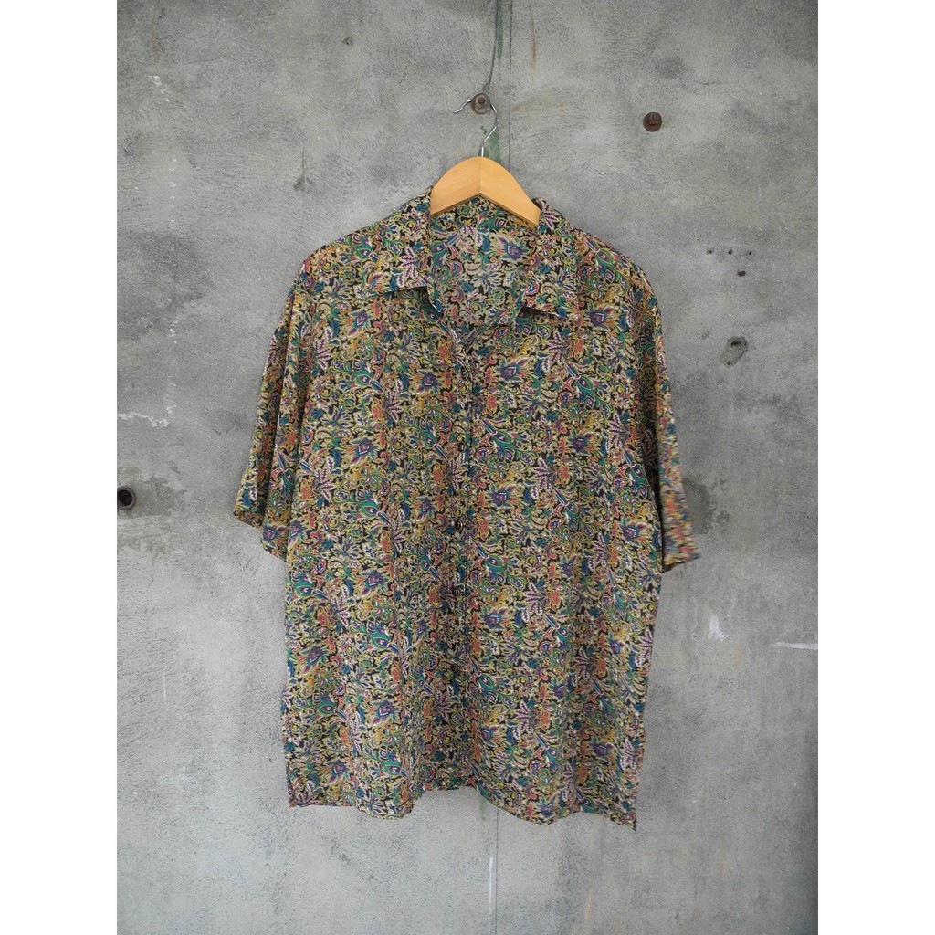 最安値級価格 90s silk shirts patterned 古着 vintage - シャツ - hlt.no