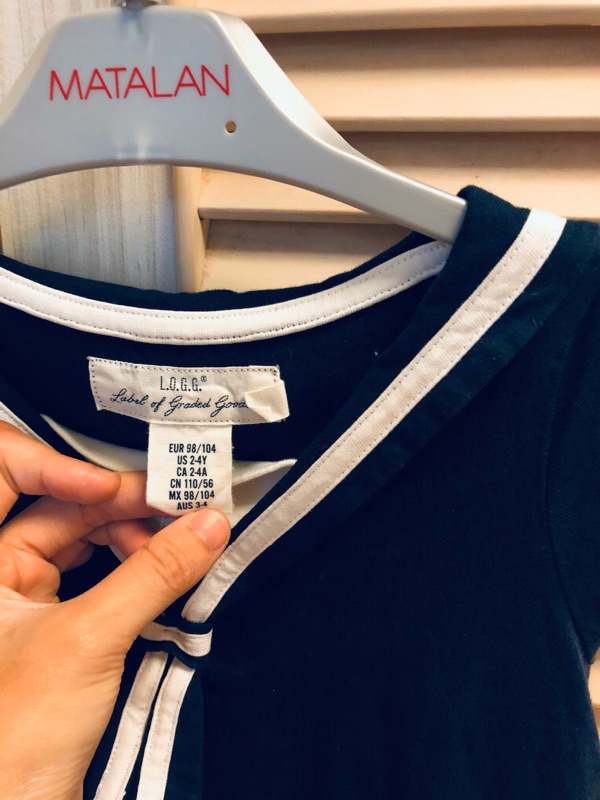 H M 水手服洋裝 蝦皮購物