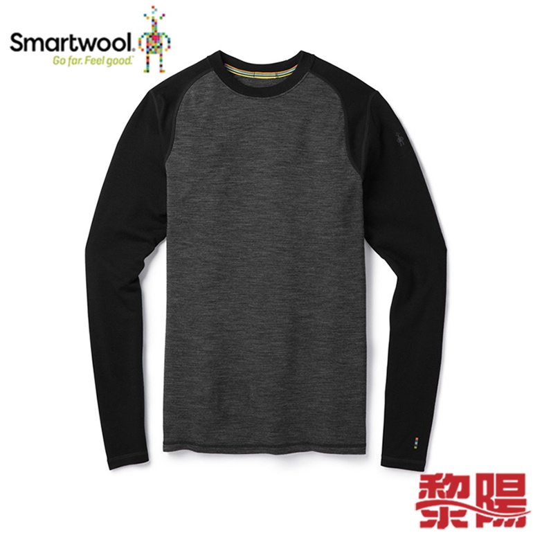 Smartwool 美國 NTS 250羊毛印花長袖衫 男款 (黑)  美麗諾/保暖/排汗透氣 12SW601002
