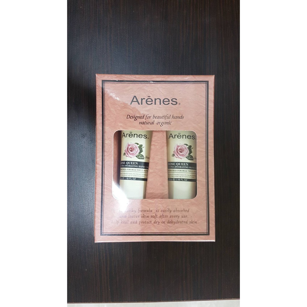 Arenes 玫瑰奇皇后一擦水嫩護手霜35ml 兩入組 蝦皮購物