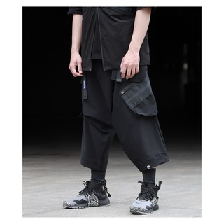 【ELEMENT】機能 多口袋 寬褲 彎刀褲 工裝 八分 七分 機能褲