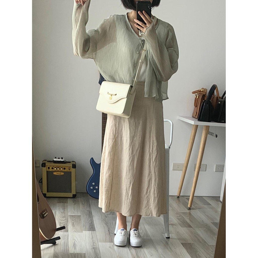 日本hanae Mori 森英惠古董包金鏈裝飾白色側背包 0 Vintage 蝦皮購物