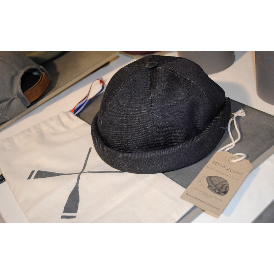𝙇𝙀𝙎𝙎𝙏𝘼𝙄𝙒𝘼𝙉 ▼ BETON CIRE - MIKI HAT 水兵帽法國巴黎製 無帽簷 現貨