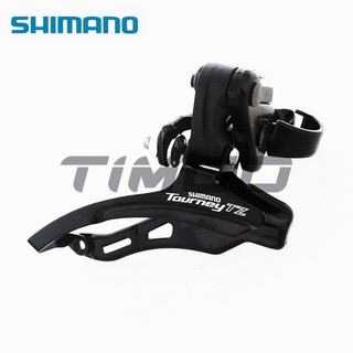 Shimano Tourney FD-TZ500 6/7 速山地自行車自行車前變速器全新 FD-TZ30 黑色