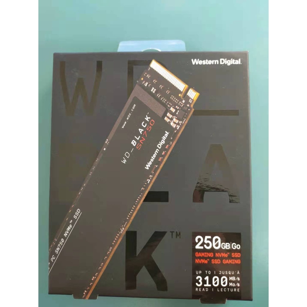 【WD】SSD SN750黑標 250GB WDS250G3X0C-00SJG0(全新未拆封)