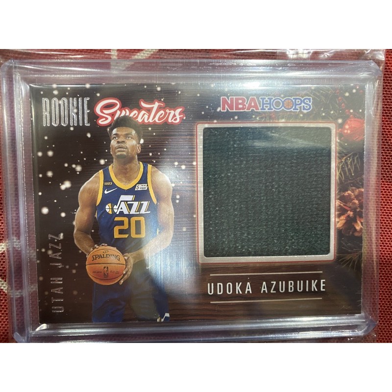 Udoka Azubike 2020-21 NBA Hoops 球員卡 球衣卡 新人卡 RC 球卡 籃球卡 新人 爵士